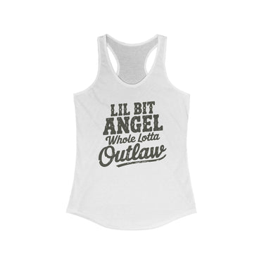 Wallen Angel Outlaw Western Racerback Tank - Sunlit Funlit Country Music Tees